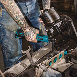 Juego de herramientas Makita RW01R1 12V max CXT® Litio-Ion Inalámbrico 3/8" / 1/4" Sq. Kit de trinquete de accionamiento (2.0Ah)