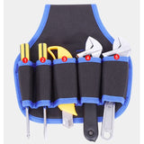 Jusaburo Bolso de Cintura de Tela, Bolsa de Herramientas de Llave de Oxford de Servicio Pesado con 5 Bolsas, Bolsa de Herramientas Multi-propósitos for Electricista, Fontanero, Carpintero o mecánico