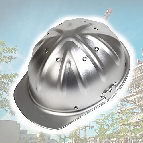 Casco de Seguridad Casco de Seguridad Ajustable de Aluminio Casco de Trabajo Casco para Exteriores La Parte Superior es más Segura y eficaz para Evitar pinchazos