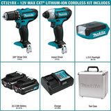 Juego de herramientas Makita CT321RX 12 V Max CXT - Litio inalámbrico (3 unidades) Combo Kit (2.0Ah)