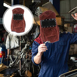 Capucha soldador Resistente Calor Capacidad de Soldadura Duradera Máscaras de Cubierta de Cabeza para Soldador