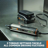 Worx WX240L - Destornillador inalámbrico de 3 velocidades de 4 V