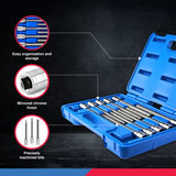 NEIKO 10077A 3/8” Drive Metric Extra Long Allen Hex Bit Socket Set | 10 Pieces | Sizes 3mm – 10mm | Shaft Length 6” | Premium S2 Steel Bits | Heavy Duty Cr-V Sockets | Exceeds ANSI Standards