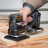WORX WX820L.2 - Lijadora multifunción inalámbrica (20 V, 2,0 Ah, 2 baterías y 1 cargador)