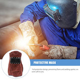 Capucha soldador Resistente Calor Capacidad de Soldadura Duradera Máscaras de Cubierta de Cabeza para Soldador