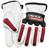 Lincoln Electric Guante de trabajo de cuero de oveja resistente a los cortes de metal, talla XL