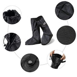 Protector de Zapatos ,Impermeable Cubiertas de Zapatos Lluvia nieve cubrebotas para hombre o mujer - Exteriores bicicleta motocicleta cubrebotas - Viaje Reusable con cierre cubre zapatos lluvia traje/equipo (1 par)(XL)