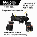 Klein Tools 55427 Cinturón de Herramientas para Electricista - Mediano