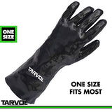 Resistente a los Agentes químicos guantes de PVC (Heavy Duty de grado industrial) largo Cuff ofrece muñeca & Antebrazo Protección – perfecto para la limpieza y protección de ácido, Grasa, aceite, Lab, disolventes, & más.