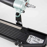 Metabo HPT N5008AC2 - Grapadora neumática, grapas de 7/16 pulgadas, corona estándar de calibre 16, cargador de alta capacidad, mecanismo de conducción de válvula de cilindro