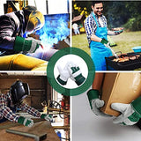 Guantes De soldador Trabajo De Seguridad Suministros De Protección Laboral Soldando Cortos Soldador Resistente A Los Guantes 26 × 12 Cm