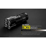 Nitecore - Linterna Recargable TM28 Tiny Monster QuadRay de 6,000 lúmenes