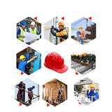 Cascos de Seguridad Industrial Rígido de Aluminio,Circunferencia de la Cabeza Ajustable Ligero Y Cómodo Casco de Protección/Yellow / 1 PCS