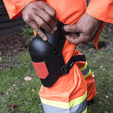 Sellstrom KneePro - Rodillera Ultra Flex Hybrid III - Gel y protección resistente para construcción, jardinería, ejército, trabajo de pisos, tamaño universal para adultos