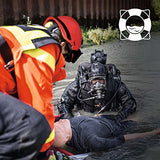 Casco de Rescate y Combate contra Incendios HPS 3500 con Goggles (Rojo)