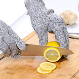 ThreeH Guantes resistentes a cortes Guantes de cocina de seguridad de nivel 5 para corte de carne, tallado de madera, despiece, tallado GL02 S