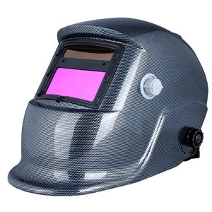 Yorten Máscara soldadora de casco de soldadura de oscurecimiento automático, arco Tig Mig molienda solar (el color del pomo se entrega al azar)