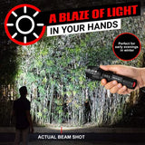 GearLight Linterna táctica LED S1000 [2 unidades] – Lúmenes altos, Zoomable, 5 modos, luz resistente al agua – Accesorios de camping, equipo al aire libre, linternas de emergencia