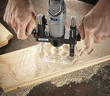 Dremel 4000 Mototool Con 2 Aditamentos y 30 Accesorios + Maletín + Dremel, Aditamento de Base para Fresar, 335-01