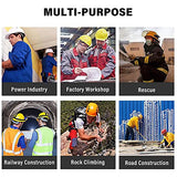 Casco de Seguridad con Gafas Protección para la Cabeza Casco Ajustable Casco de Construcción para Electricista,Industria/A / 1 PCS