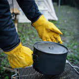 1 par de guantes de cuero ignífugos,