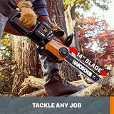 WORX WG384.9 - Motosierra inalámbrica de 40 V con tensión automática (solo herramienta)