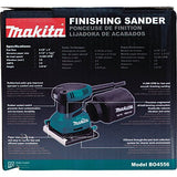 Makita BO4556 Lijadora para acabados, 11.4 cm x 10.2 cm, 14,000 oscilaciones por minuto