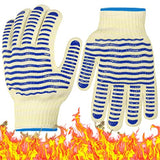 1 par de guantes de silicona para barbacoagos, parrilla de Camping para el hogar, suministros de manoplas para horno y barbacoa